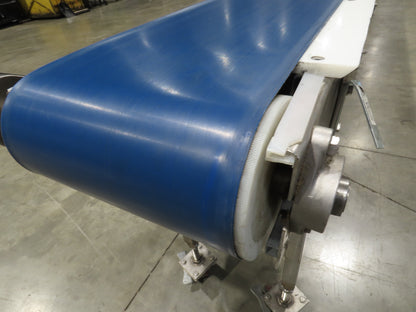 14"x 17' 6" Stainless Slider Bed Portable Conveyor 12"Belt 115V Variable Speed