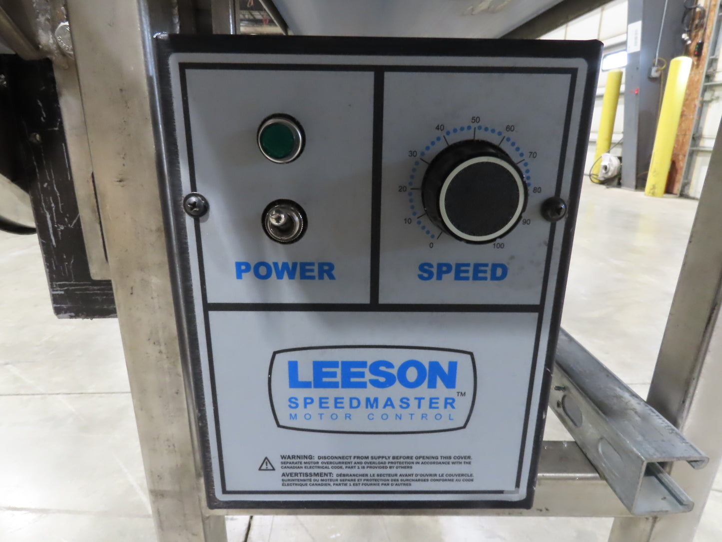 14"x 17' 6" Stainless Slider Bed Portable Conveyor 12"Belt 115V Variable Speed