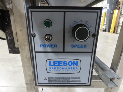 14"x 17' 6" Stainless Slider Bed Portable Conveyor 12"Belt 115V Variable Speed