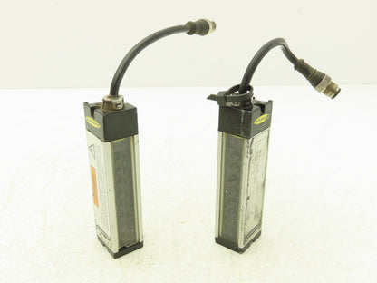 Banner Part Sensing Light Curtain Set 67mm Protected Height 300mm- 2m 10-30VDC