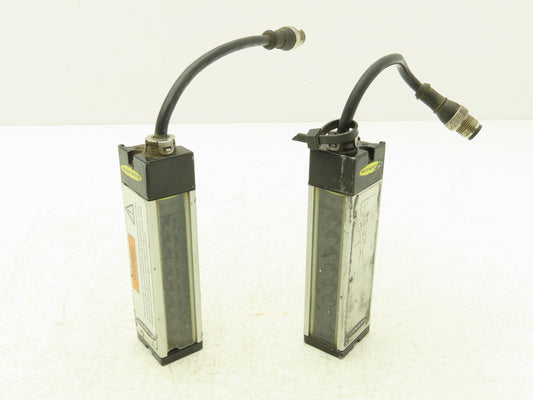 Banner Part Sensing Light Curtain Set 67mm Protected Height 300mm- 2m 10-30VDC