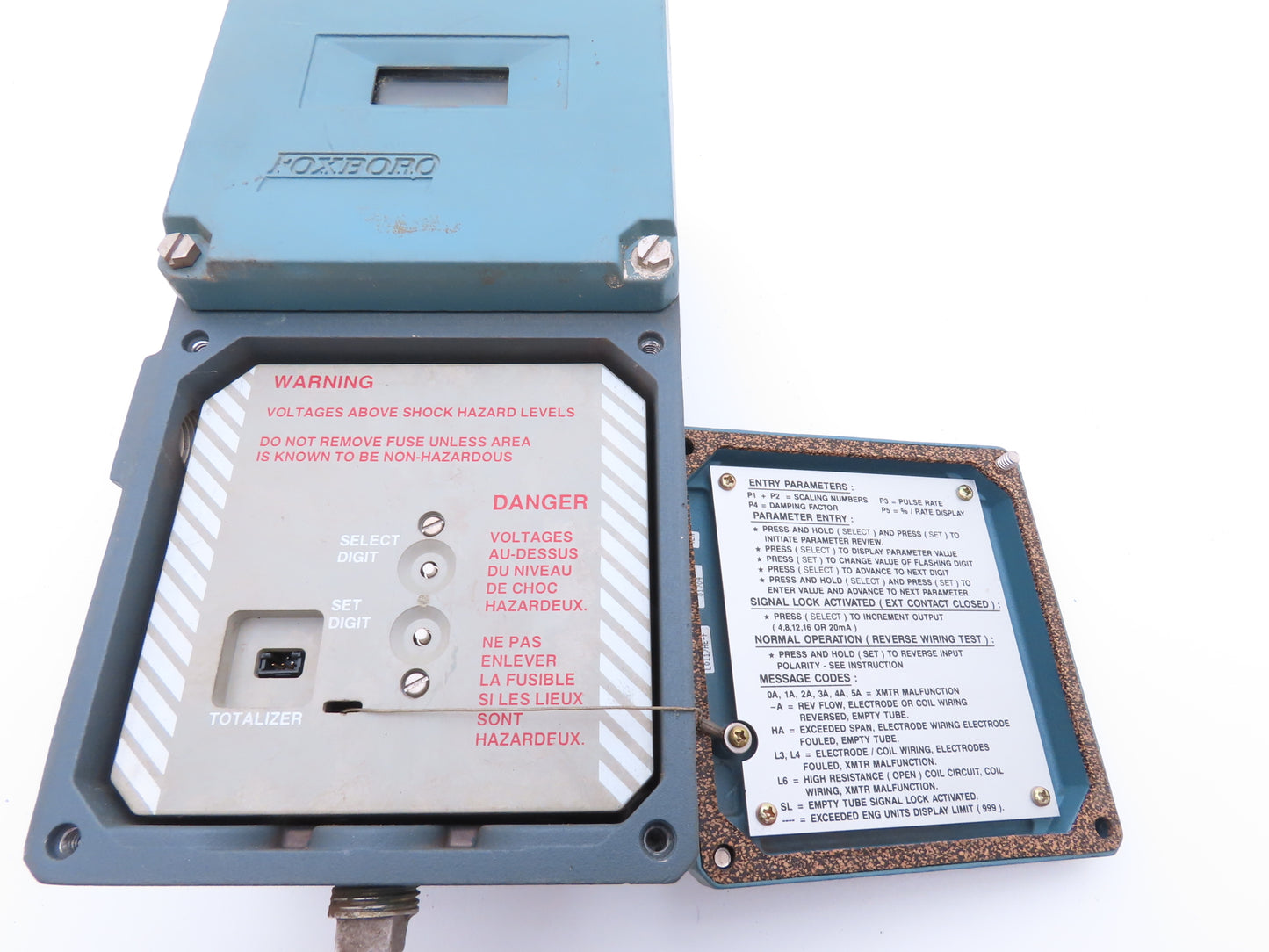 Foxboro IMT10-SA10-G Magnetic Flow Transmitter 120VAC I/A Series READ