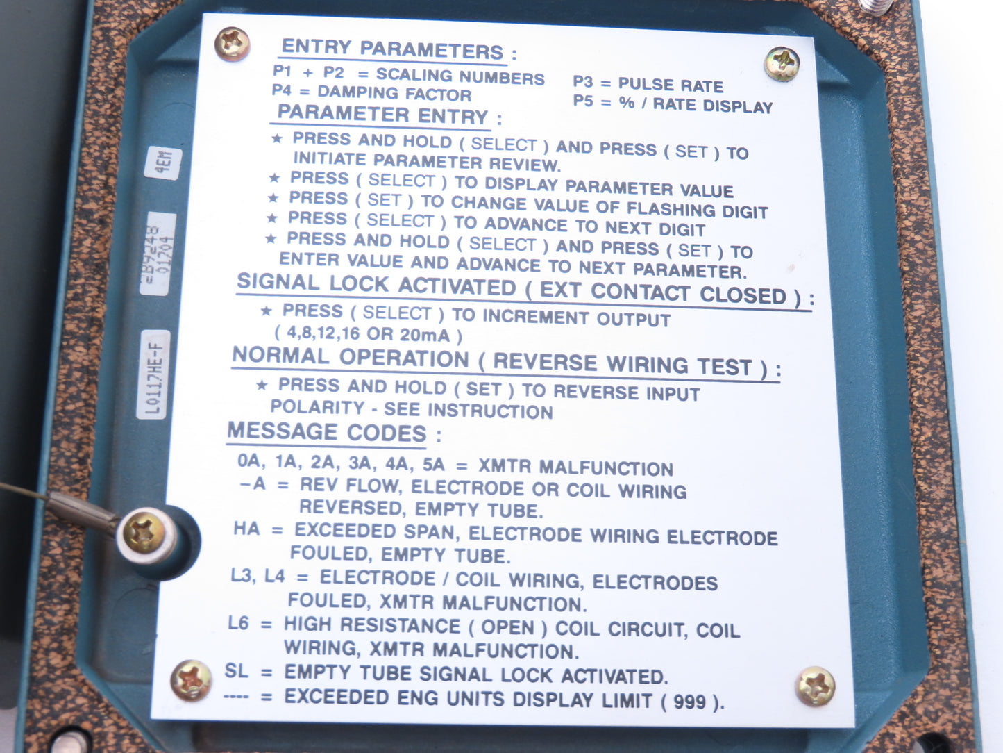 Foxboro IMT10-SA10-G Magnetic Flow Transmitter 120VAC I/A Series READ