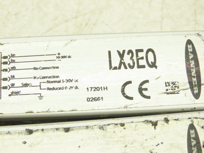 Banner Part Sensing Light Curtain Set 67mm Protected Height 300mm- 2m 10-30VDC