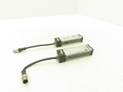 Banner Part Sensing Light Curtain Set 67mm Protected Height 300mm- 2m 10-30VDC