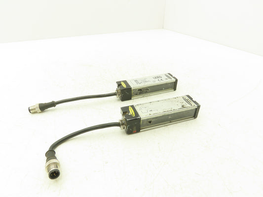 Banner Part Sensing Light Curtain Set 67mm Protected Height 300mm- 2m 10-30VDC