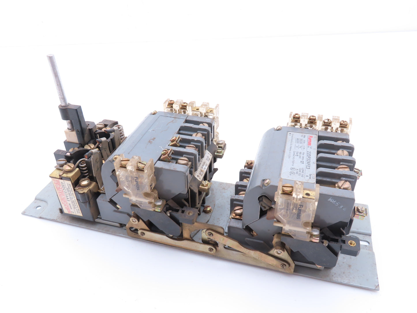 Furnas 22DP32AFE3 Reversing Motor Starter 10Hp Size 1 Max 27A 600 VAC Overload