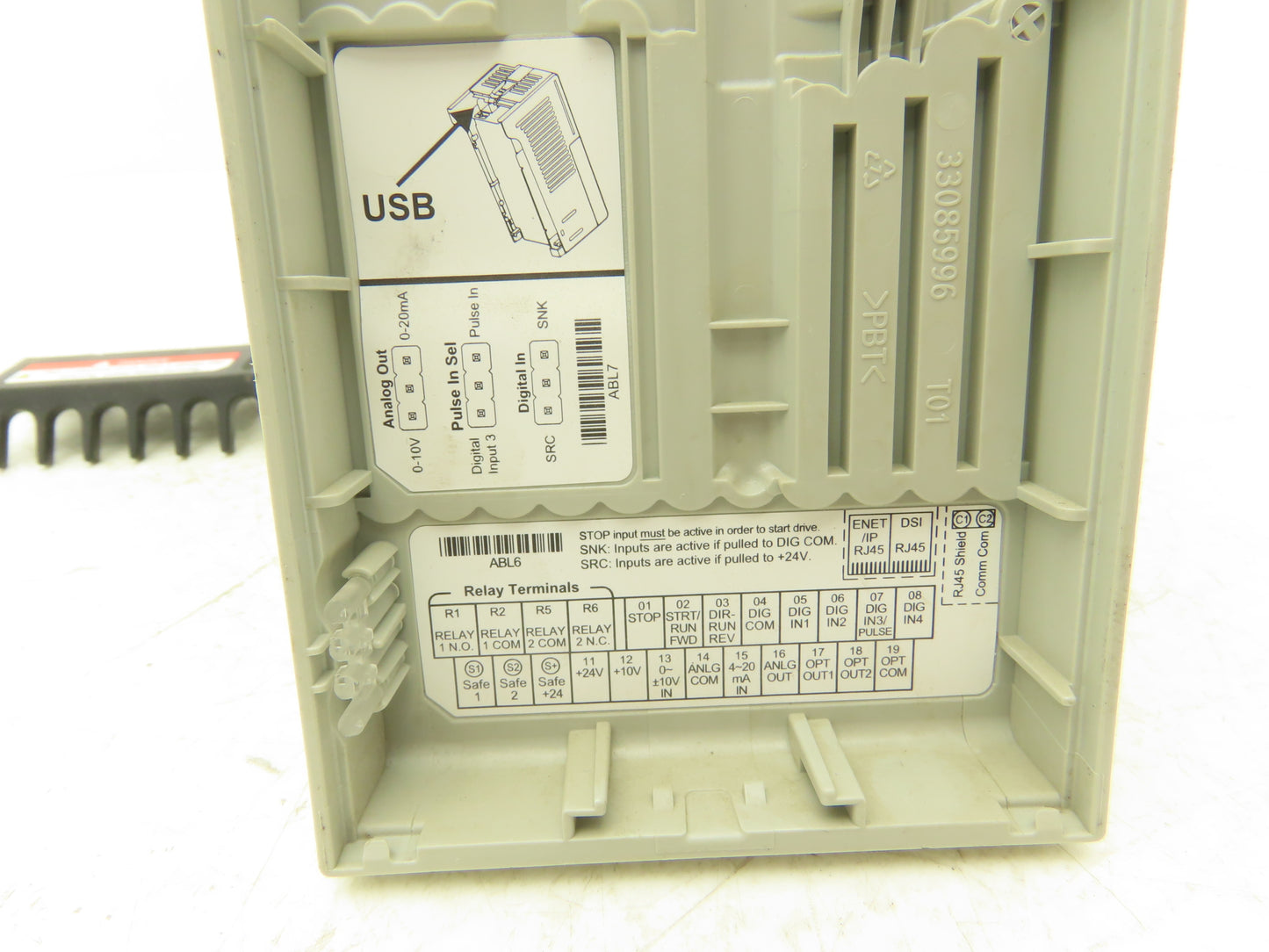 Allen Bradley 25B-D6P0N104 Powerflex 525 3Hp VFD AC Drive 480V 50/60Hz FRN 4.001