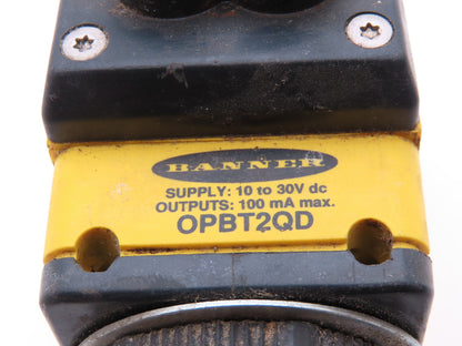 Banner OSBF Photoelectric Sensor Head M22 Base OPBT2QD