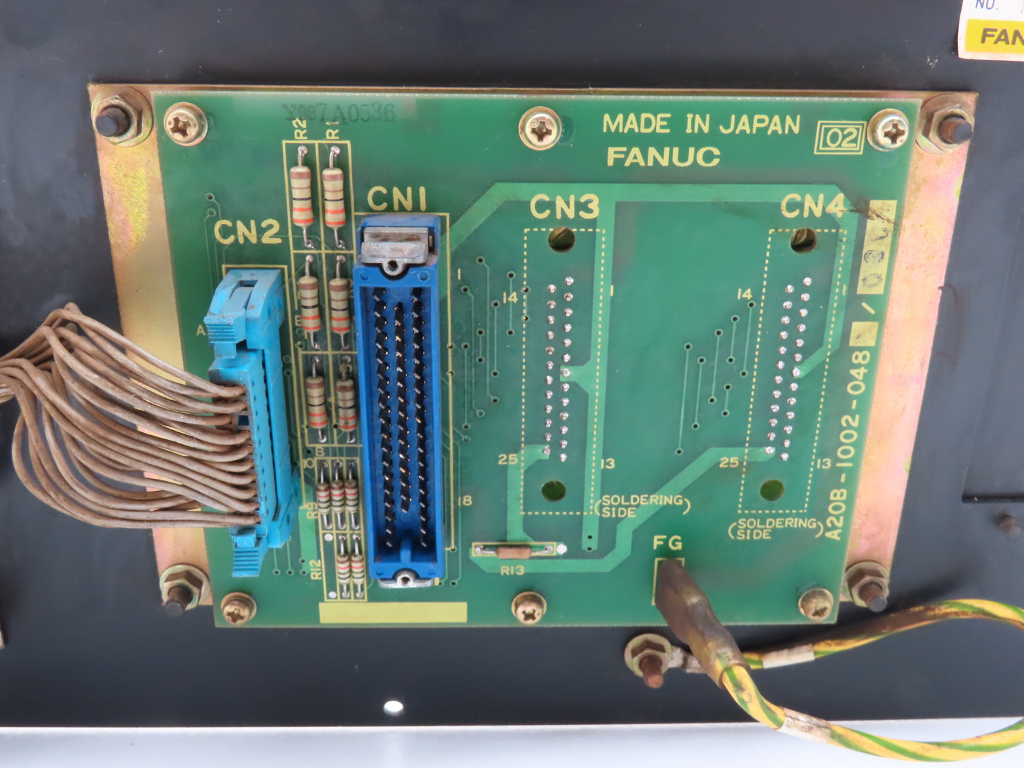 Fanuc A05B-2111-C020 CNC HMI Control Panel Push Button With E-Stop