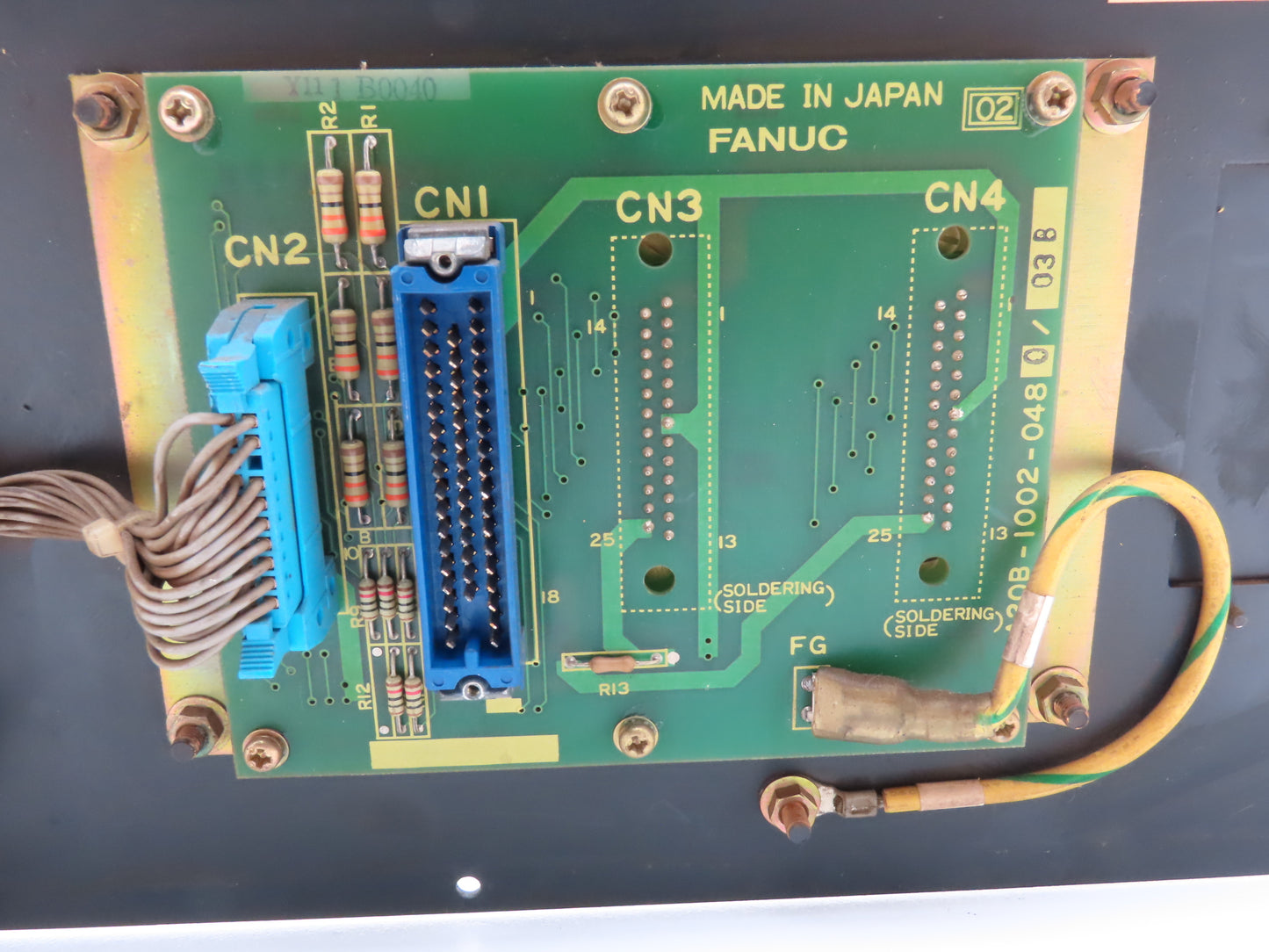 Fanuc A05B-2111-C020 CNC HMI Control Panel Push Button With E-Stop READ