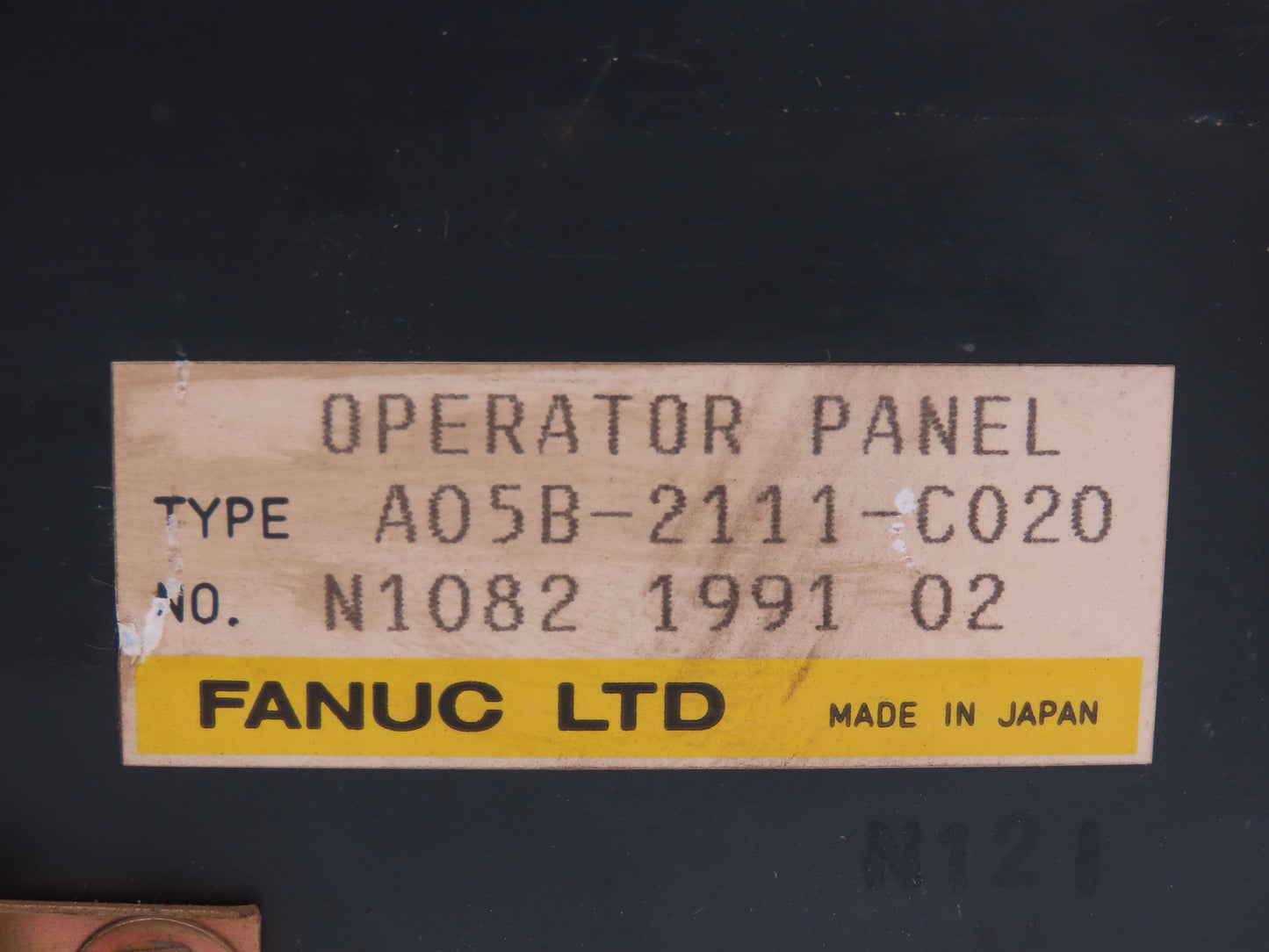 Fanuc A05B-2111-C020 CNC HMI Control Panel Push Button With E-Stop READ