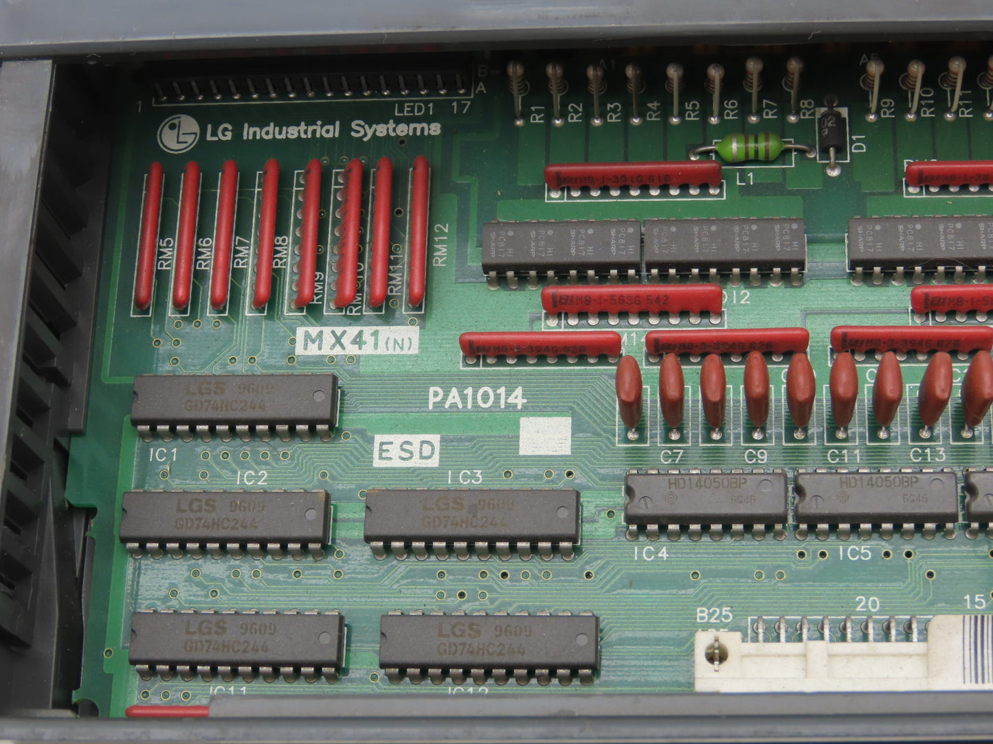 LG Goldsec MX41 Programmable PLC Digital I/O Machine Control Module Datalink