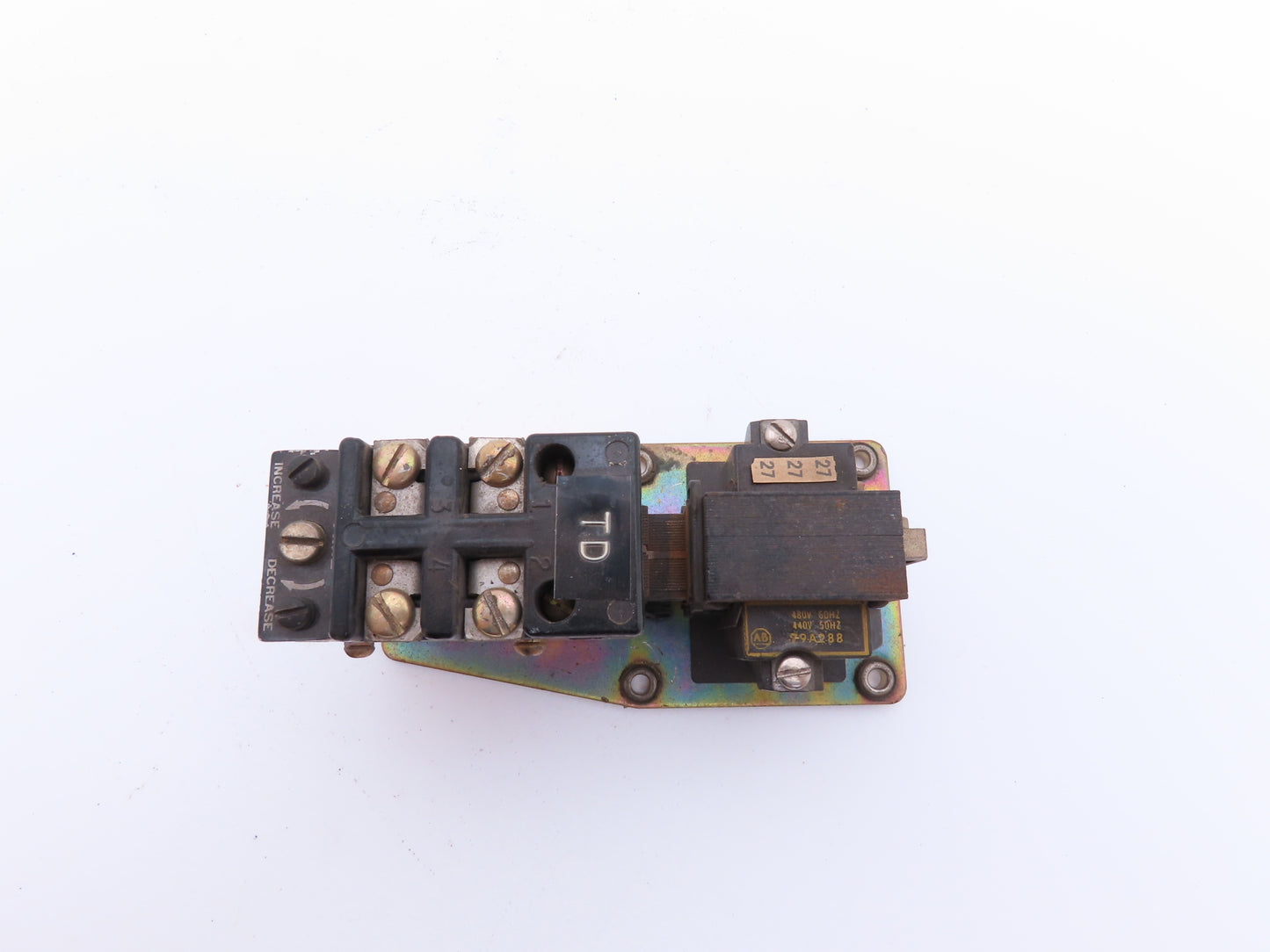 Allen Bradley 849A-ZOB24 Time Delay Relay 600VAC 10A 480V Coil Series B