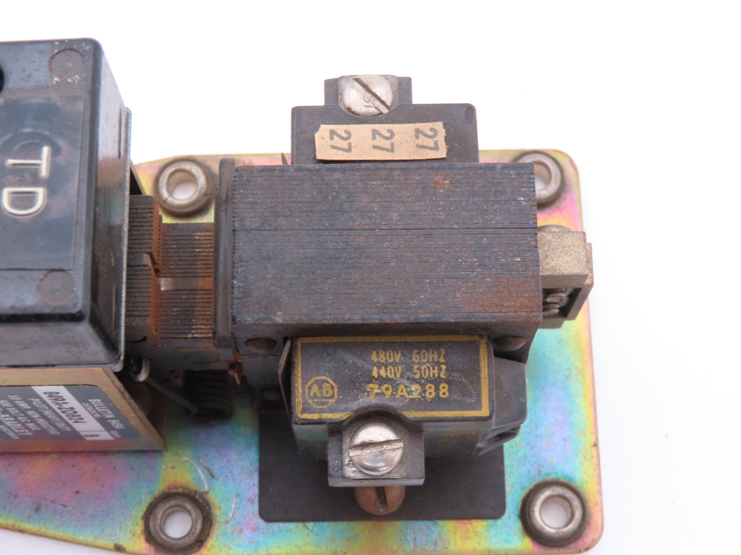 Allen Bradley 849A-ZOB24 Time Delay Relay 600VAC 10A 480V Coil Series B