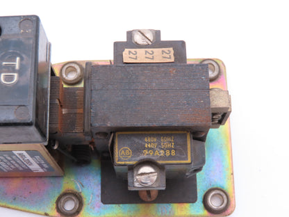 Allen Bradley 849A-ZOB24 Time Delay Relay 600VAC 10A 480V Coil Series B