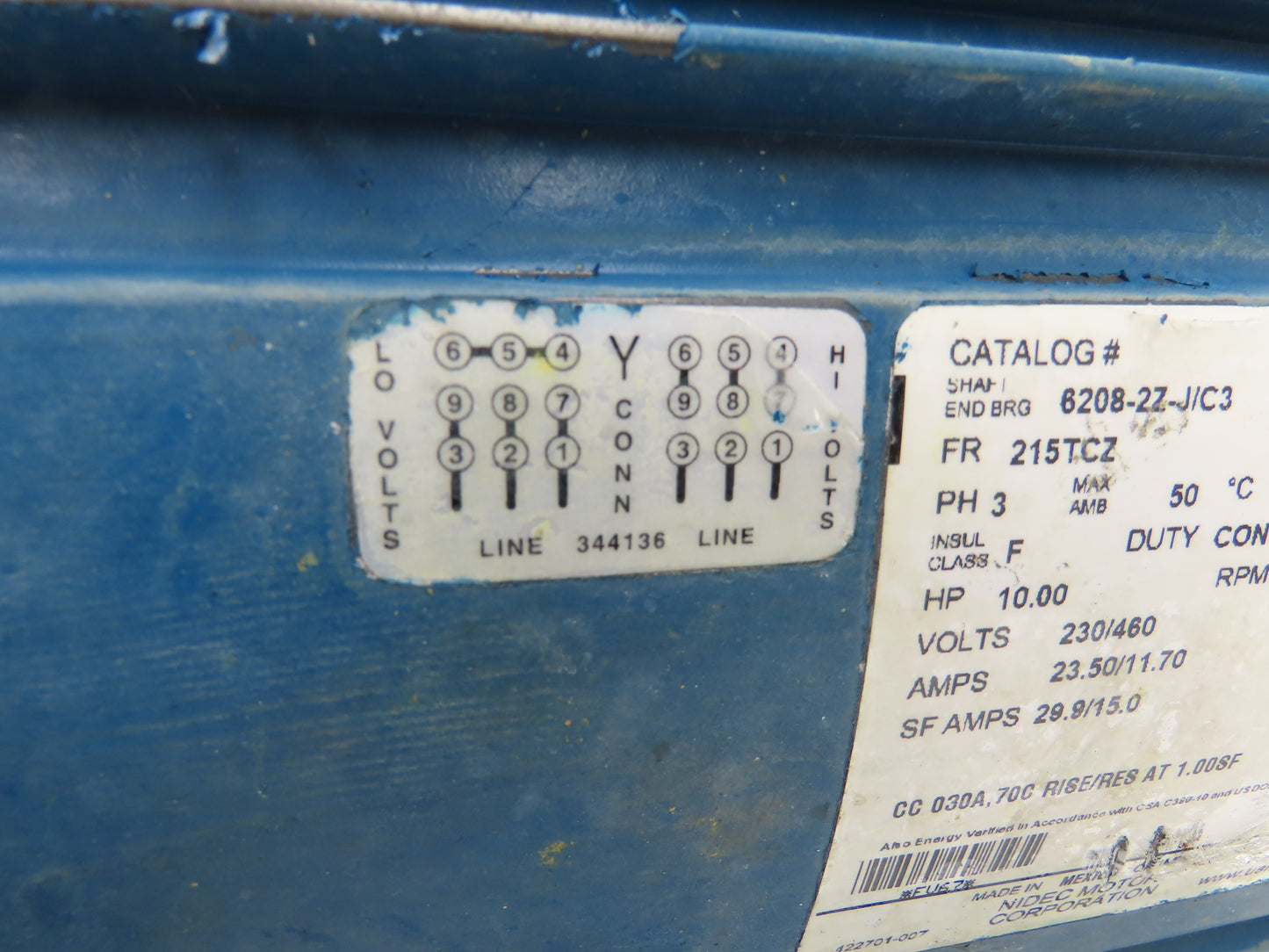 Barmesa BSP20CCE3-T Self Priming Centrifugal Trash Pump 400 GPM 3x3"NPT 10Hp 3PH