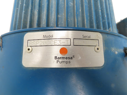 Barmesa BSP20CCE3-T Self Priming Centrifugal Trash Pump 400 GPM 3x3"NPT 10Hp 3PH