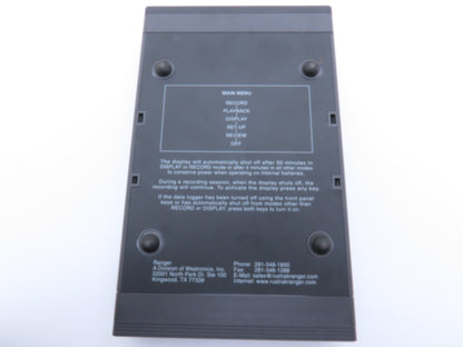 Rustrak RR3-1500-4 Ranger III Electronic Power Data Logger Recorder Module