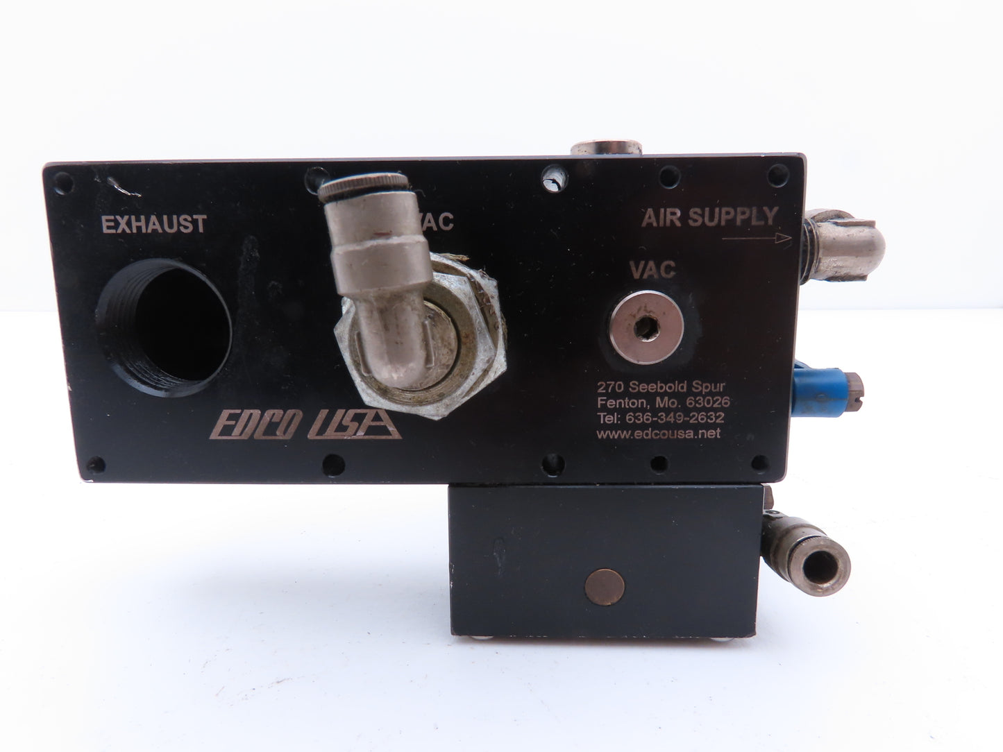 Edco USA ML50N-RTB Pneumatic Vacuum Pump Assembly 1/2" NPT For Vacuum Cup
