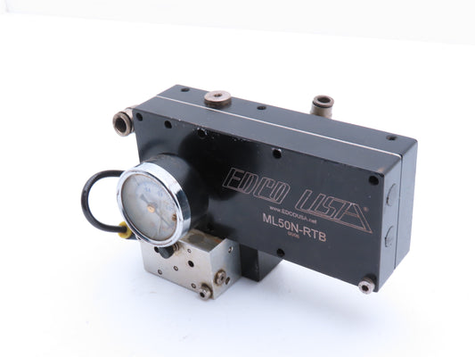 Edco USA ML50N-RTB Pneumatic Vacuum Pump Assembly 1/2" NPT For Vacuum Cup