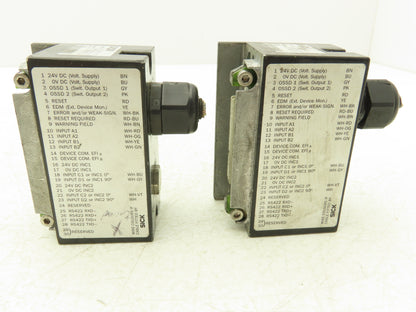 Sick 2 027 171 Optic Scanner Head Plug Connector Module Lot of 2