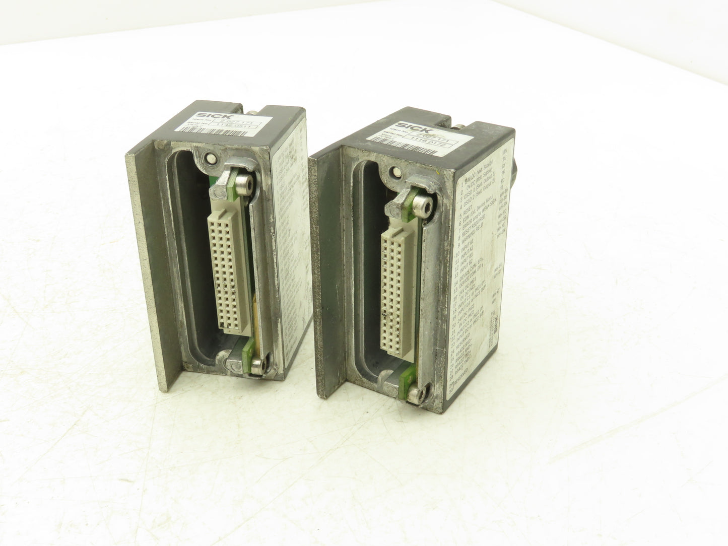 Sick 2 027 171 Optic Scanner Head Plug Connector Module Lot of 2
