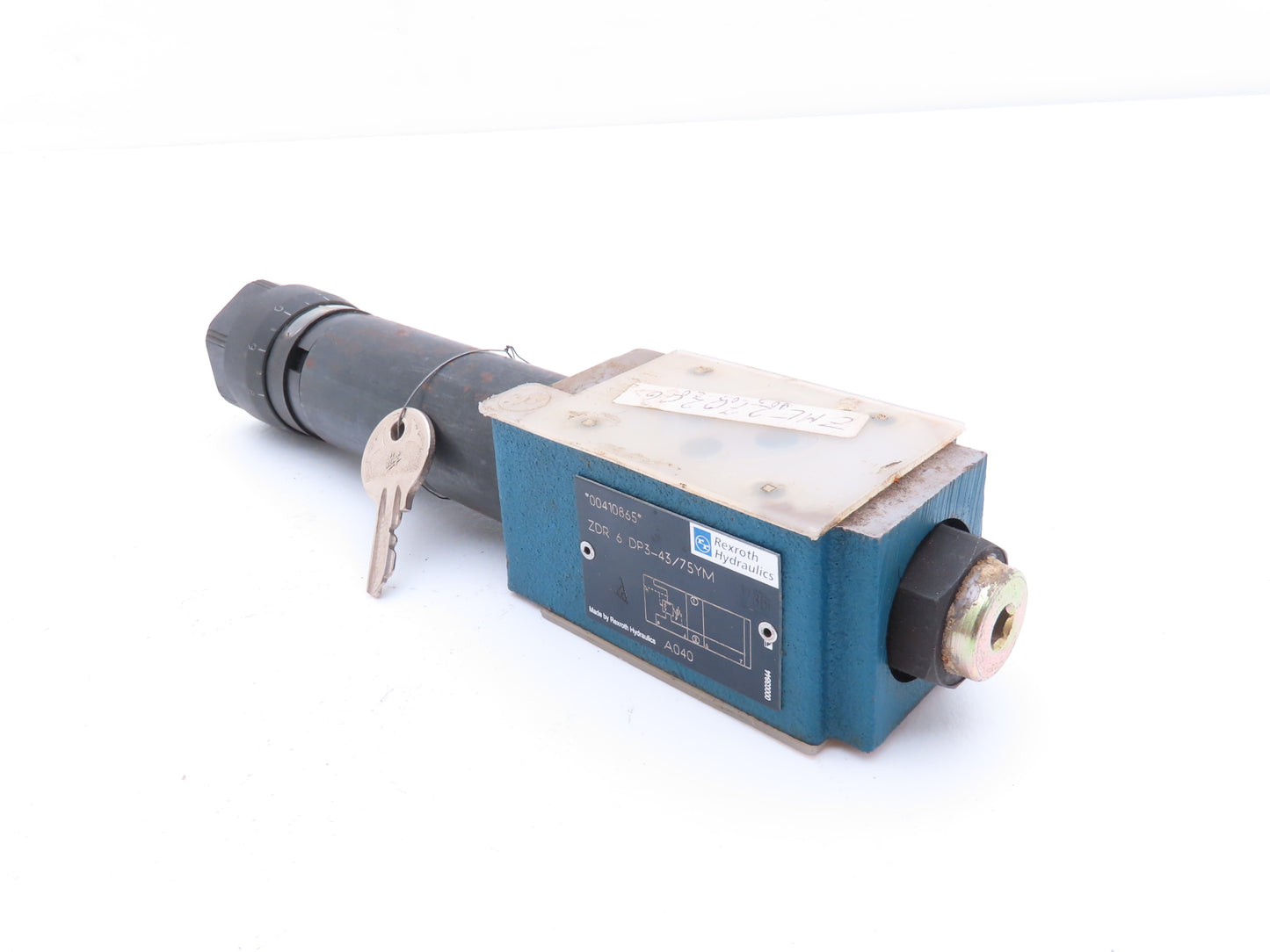Rexroth ZDR 6 DP3-43/75YM Hydraulic Pressure Reducing Valve Sandwich Plate