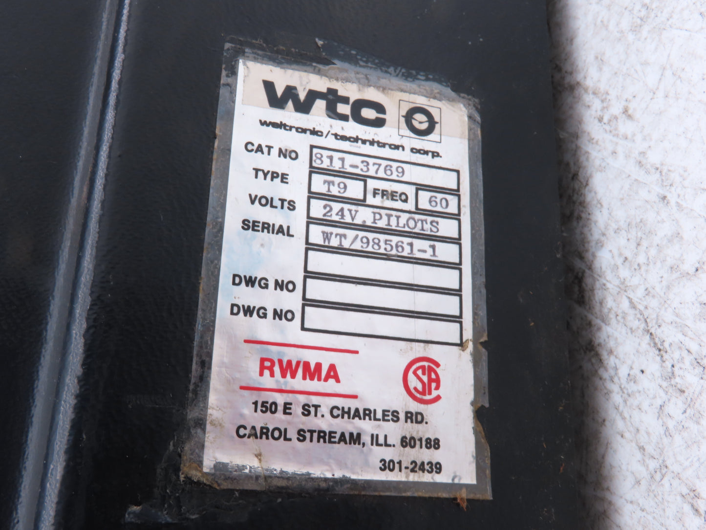 WTC Weltronic WTC-900 Weld Timer Counter Welding Controller 24V Type T9