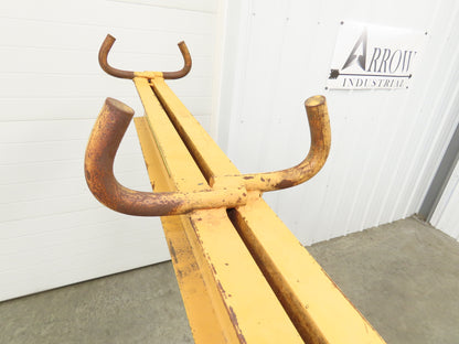 Caldwell 18-2-12 4000 Lb 2 Ton Rigging Lifting Beam 12' Fixed Twin Basket Sling