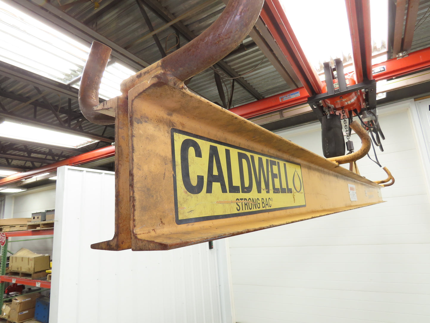 Caldwell 18-2-12 4000 Lb 2 Ton Rigging Lifting Beam 12' Fixed Twin Basket Sling