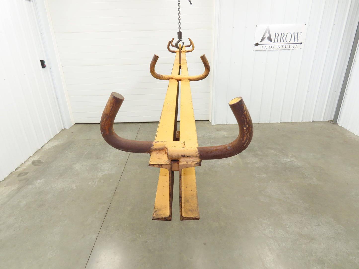 Caldwell 18-2-12 4000 Lb 2 Ton Rigging Lifting Beam 12' Fixed Twin Basket Sling