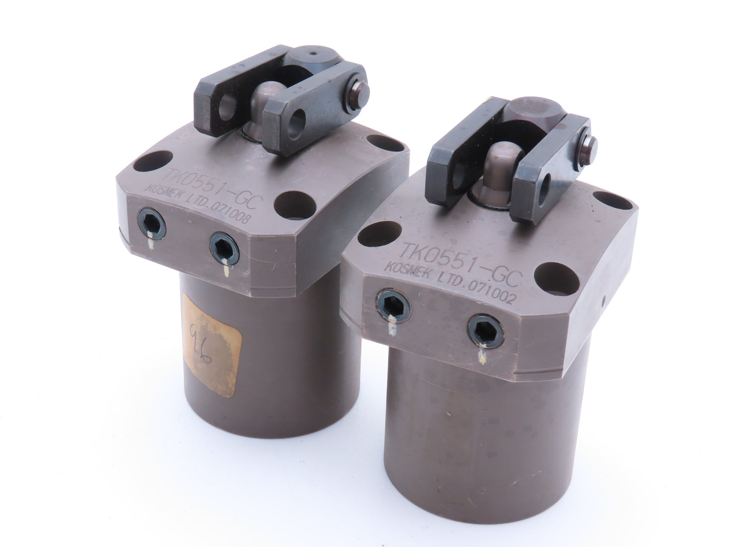 Kosmek TK0551-GC Hydraulic Link Clamp Lot of 2 READ