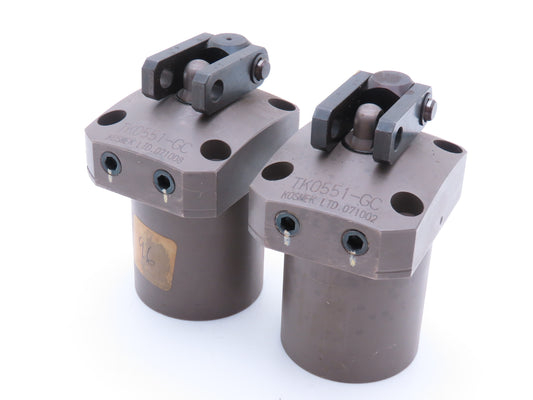 Kosmek TK0551-GC Hydraulic Link Clamp Lot of 2 READ