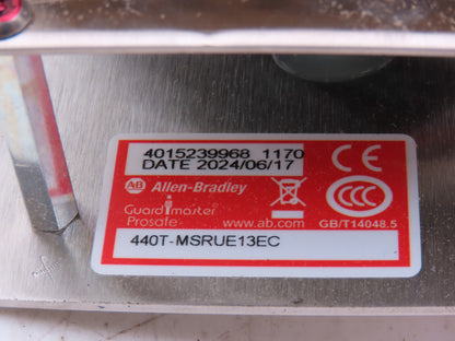 Allen Bradley 440T-MSRUE13EC Guardmaster Trapped Key Interlock Solenoid Release