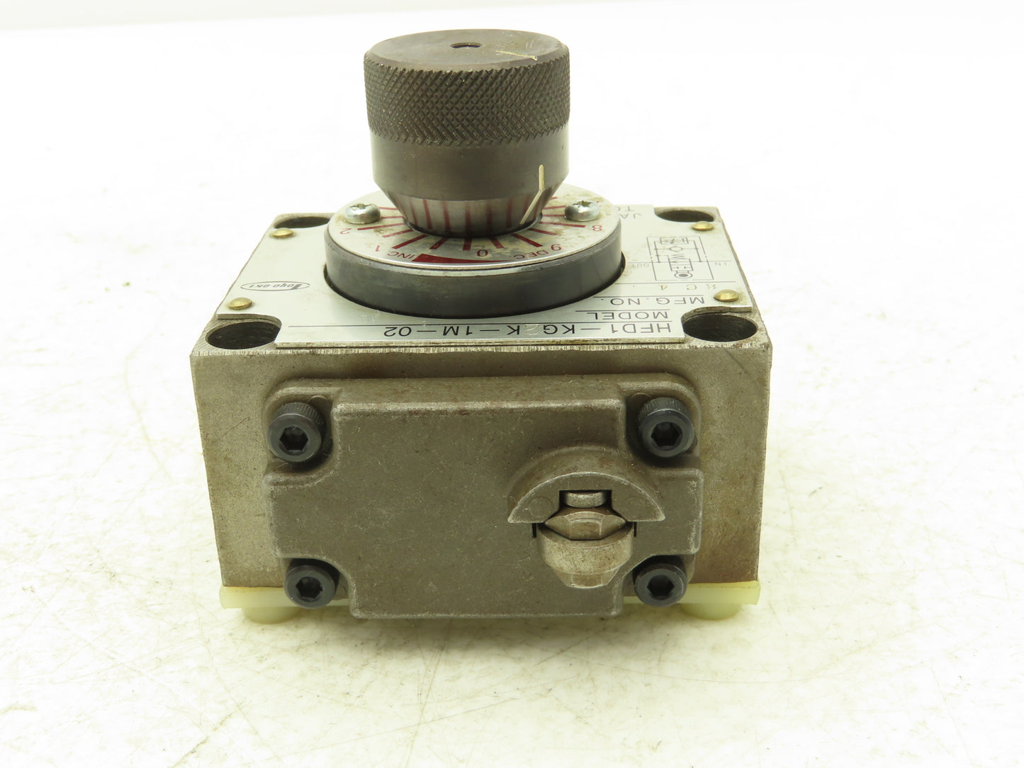 Toyooki Kogyo HFD1-KG2K-1M-02 Hydraulic Flow Control Valve Manual Dial 7MPA