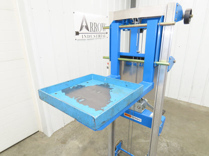 Genie GL8 Manual Material Lift Utility 400Lb 8'3" Lift Hand Winch Aluminum