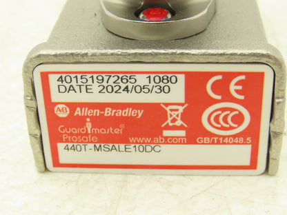 Allen Bradley 440T-MSALE10DC Guardmaster Trapped Key Interlock Switch No Key