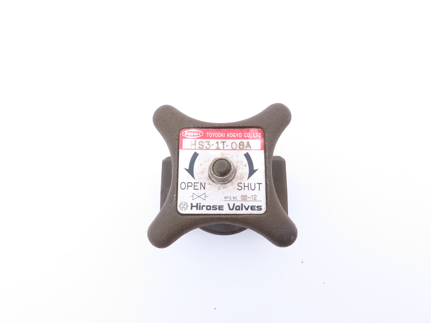 Toyooki Kogyo HS3-1T-08A Hirose Stop Needle Valve 1" NPT Size 25