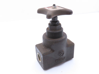 Toyooki Kogyo HS3-1T-08A Hirose Stop Needle Valve 1" NPT Size 25