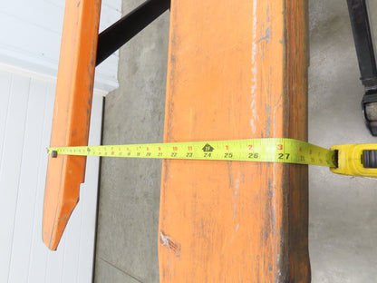 Interthor MSL2745 Manual Pallet Lifter 2200lb Jack 45" Long 32" Lift Height