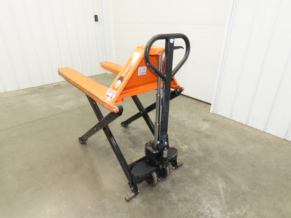 Interthor MSL2745 Manual Pallet Lifter 2200lb Jack 45" Long 32" Lift Height