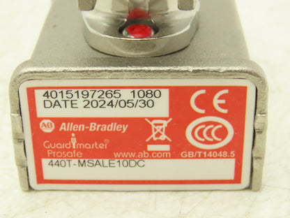 Allen Bradley 440T-MSALE10DC Guardmaster Trapped Key Interlock Switch With Key