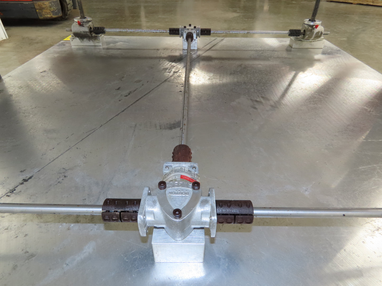 1" Aluminum Top Machine Base Weld Table 45x43" Work Bench Table Joyce Screw Jack