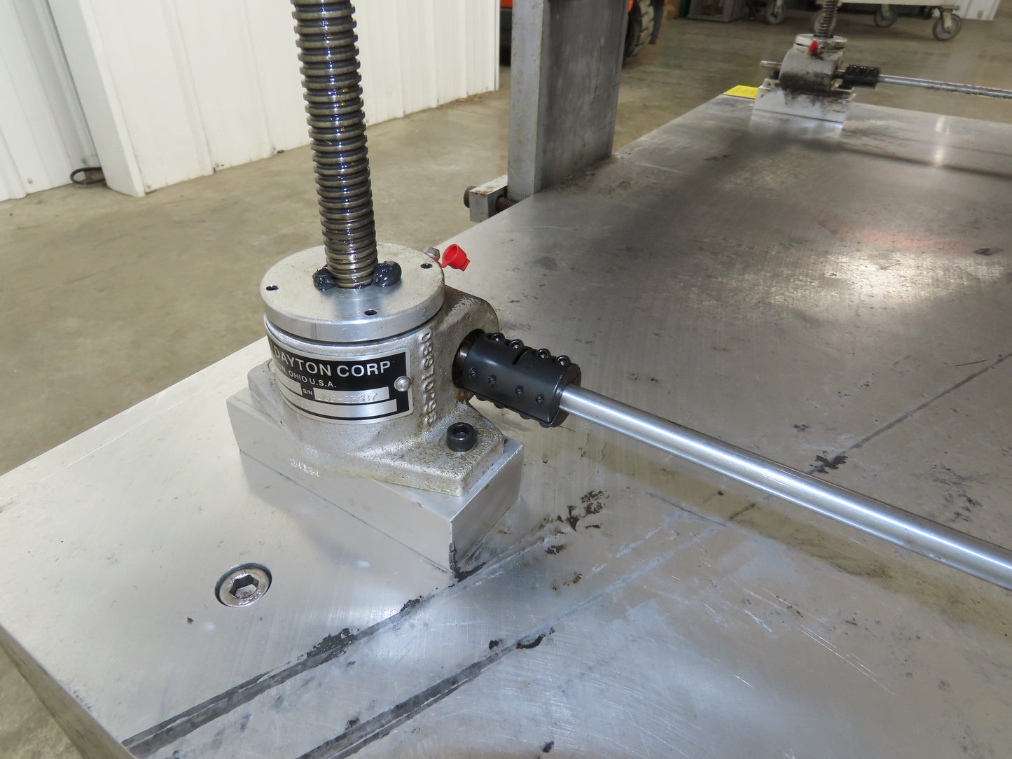 1" Aluminum Top Machine Base Weld Table 45x43" Work Bench Table Joyce Screw Jack