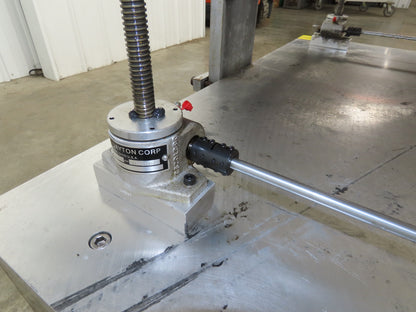 1" Aluminum Top Machine Base Weld Table 45x43" Work Bench Table Joyce Screw Jack