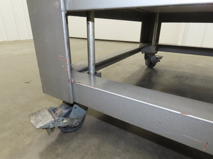 1" Aluminum Top Machine Base Weld Table 45x43" Work Bench Table Joyce Screw Jack