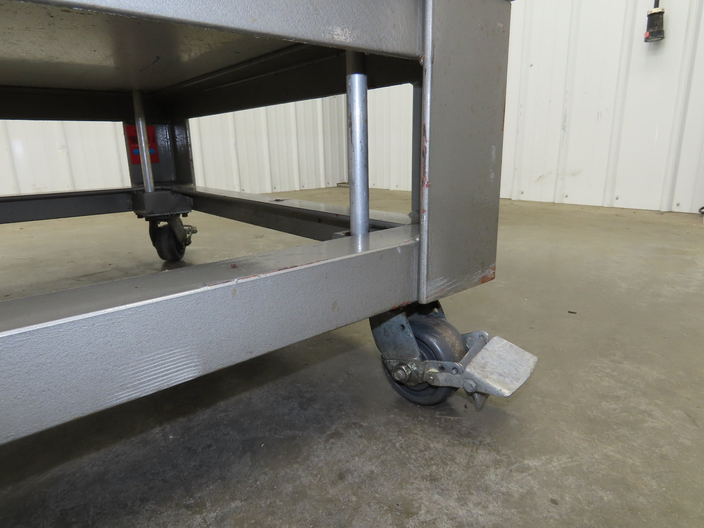 1" Aluminum Top Machine Base Weld Table 45x43" Work Bench Table Joyce Screw Jack