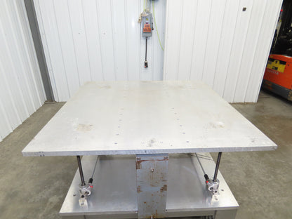 1" Aluminum Top Machine Base Weld Table 45x43" Work Bench Table Joyce Screw Jack