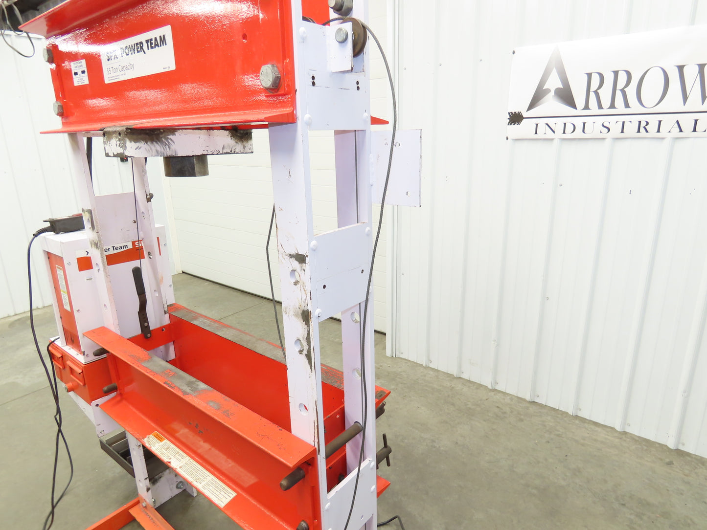 SPX Hydraulic Press 55 Ton 36"H Frame 120V Pump 13" Cylinder 10000PSI